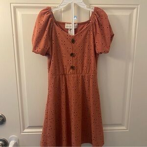 Casual Salmon Dress